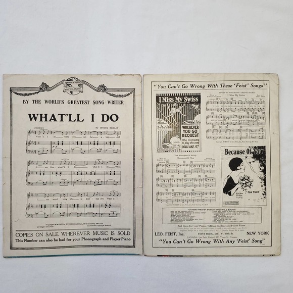 Vintage | Sheet Music from the 1920's - Picture 4 of 9